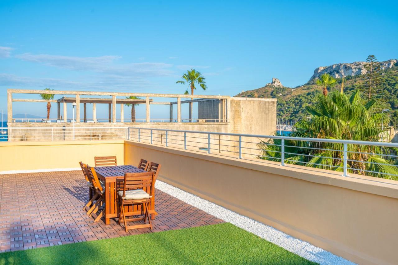 Terrazza Sella Del Diavolo - Vista Mare - Wifi Ac Apartamento Cagliari Exterior foto