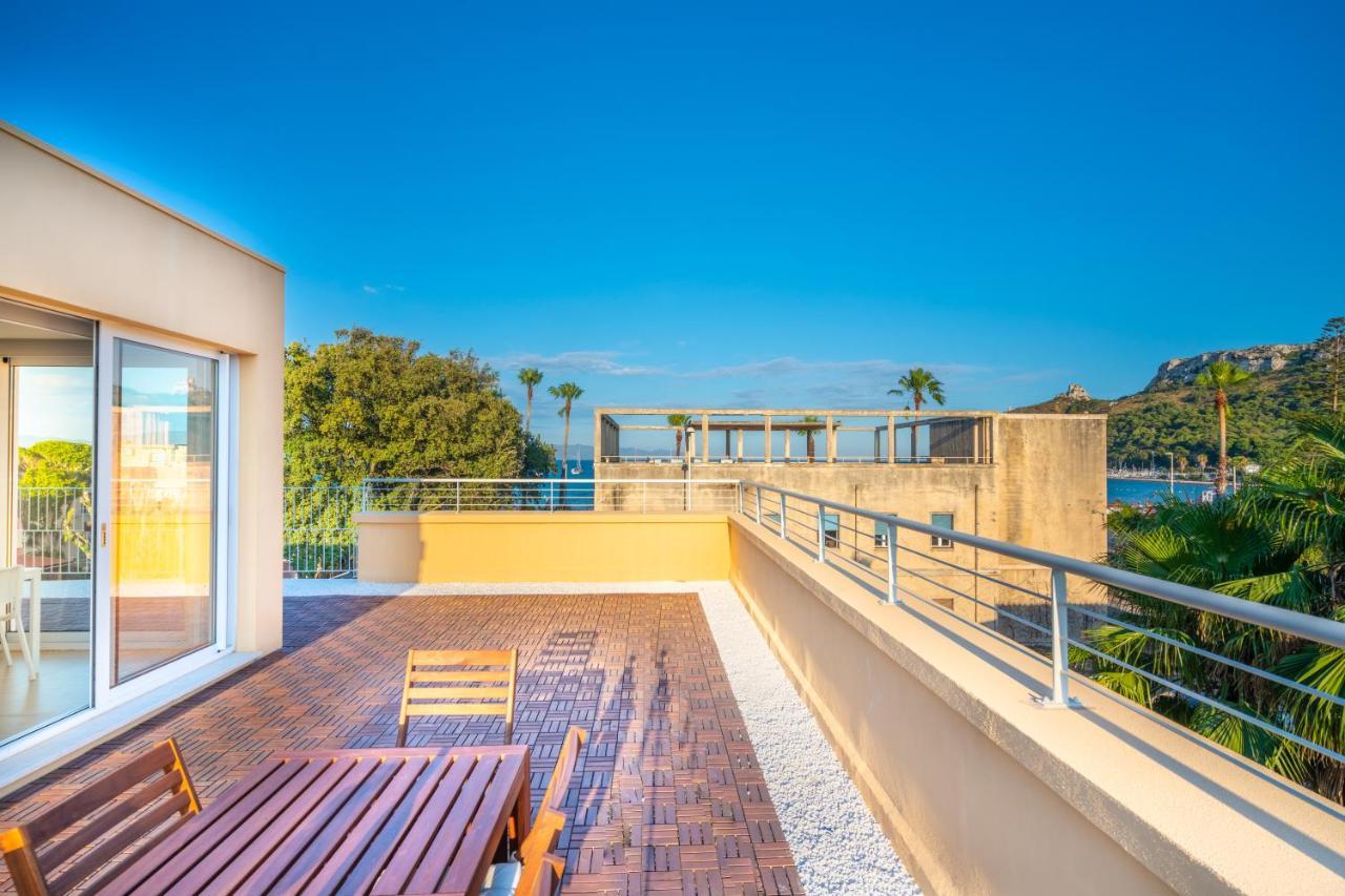 Terrazza Sella Del Diavolo - Vista Mare - Wifi Ac Apartamento Cagliari Exterior foto