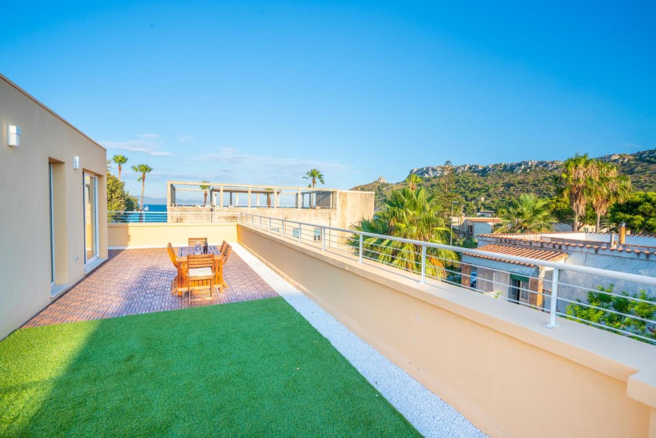 Terrazza Sella Del Diavolo - Vista Mare - Wifi Ac Apartamento Cagliari Exterior foto